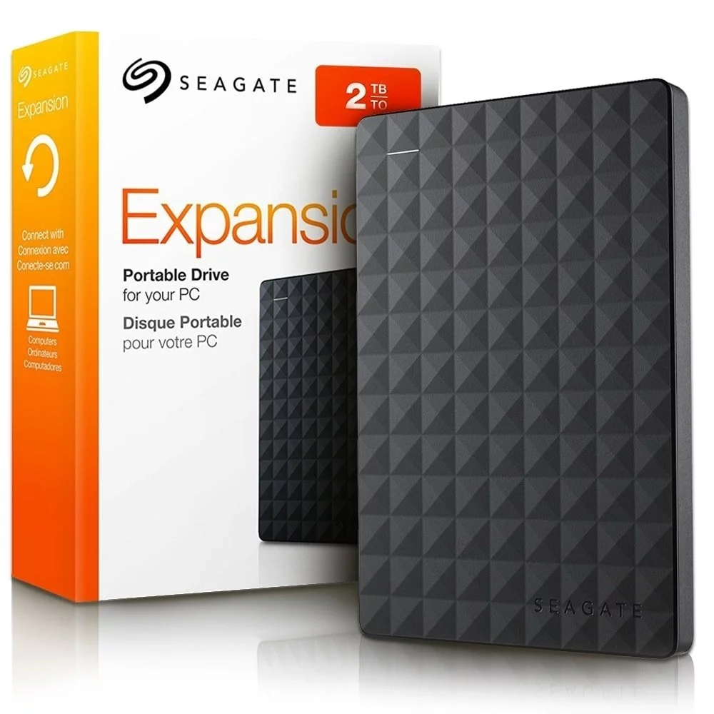 External Seagate 2TB HDD Expansion Portable Drive - IFix