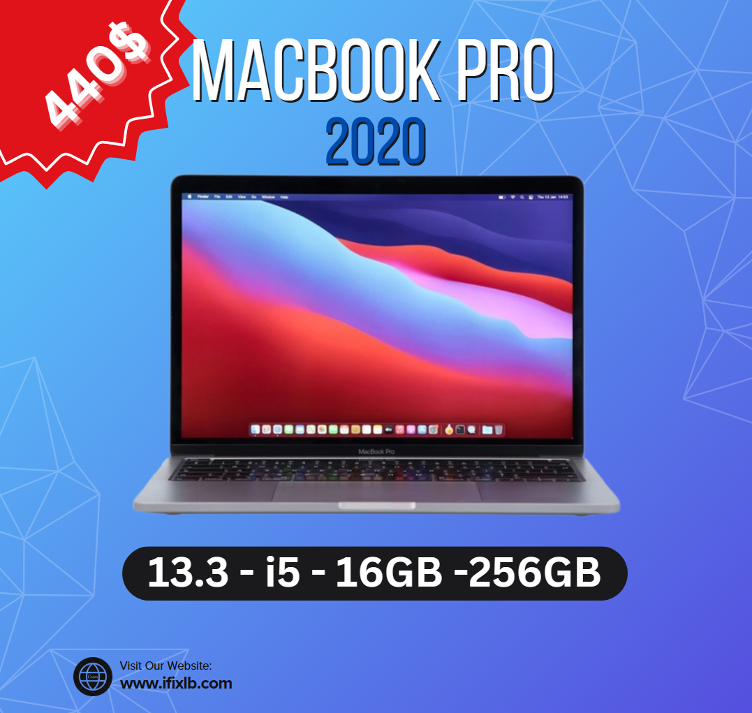 Apple MacBook Pro 13″ A2289 2020 I5 | 16GB | 256GB (Pre-Owned)