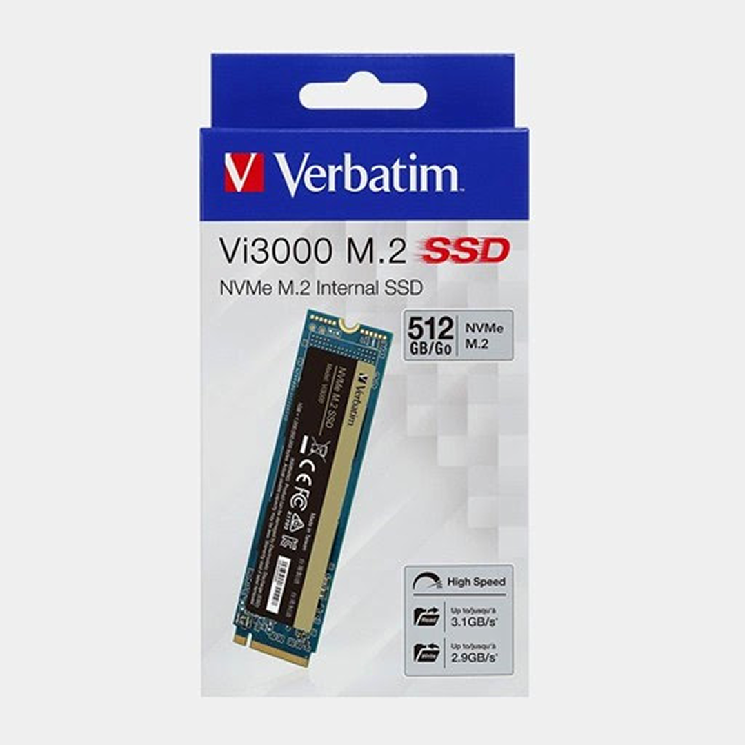 Verbatim Vi3000 512 GB PCIe NVMe M.2 2280 SSD