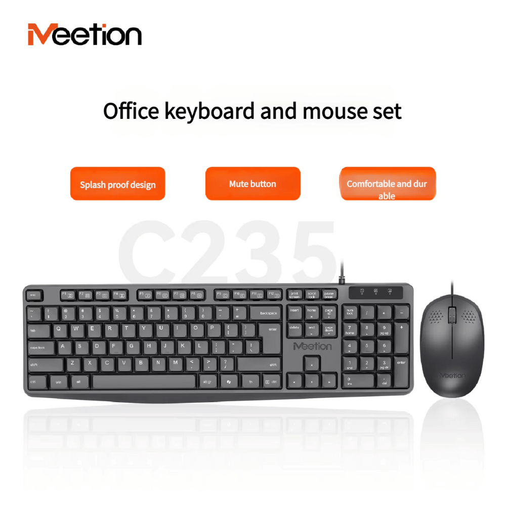 Meetion C235 – Wired Keyboard & Mouse Combo