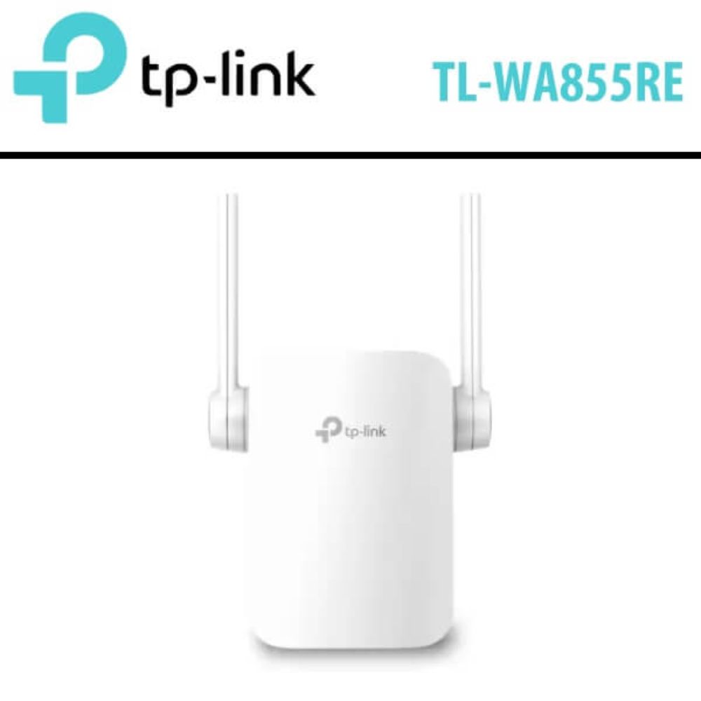 TP-Link TL-WA855RE – N300 Universal Wi-Fi Range Extender | 300Mbps | 2.4GHz