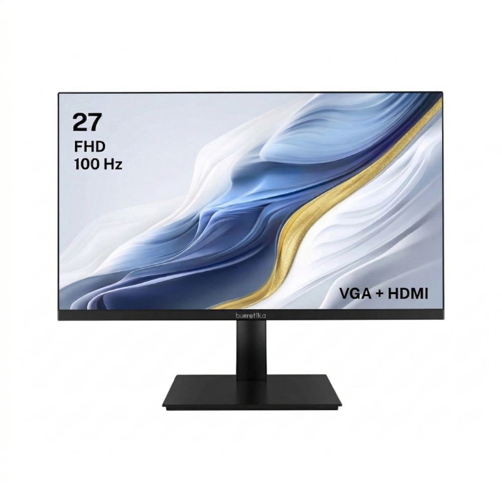Buerotika B27M1 27” FHD IPS 100Hz Frameless Monitor
