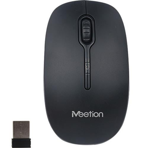 Meetion Wireless Optical Mouse, Black