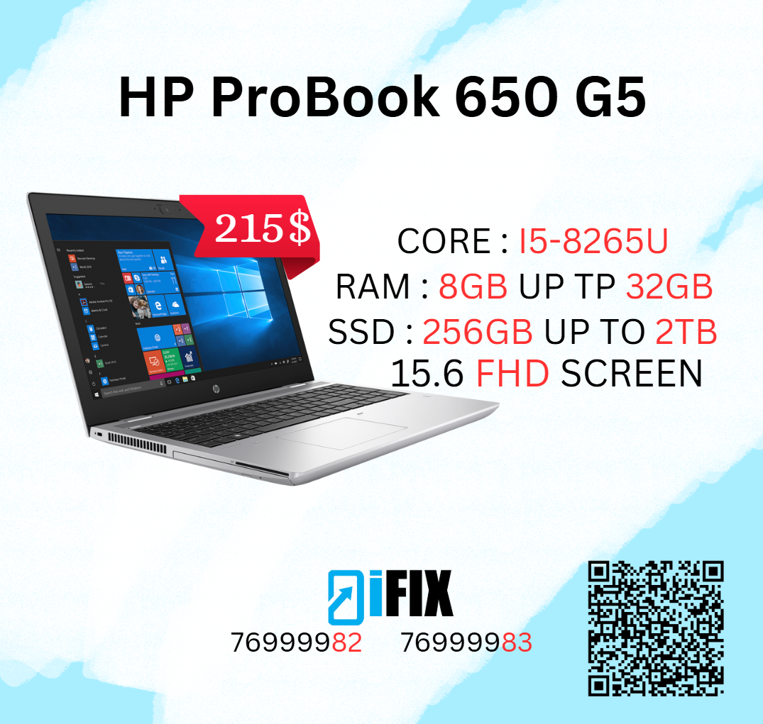 HP ProBook 650 G5 i5-8265U (Pre Owned)