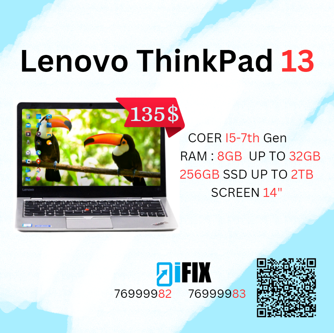 Lenovo ThinkPad 13 Core i5 7th 13.3″