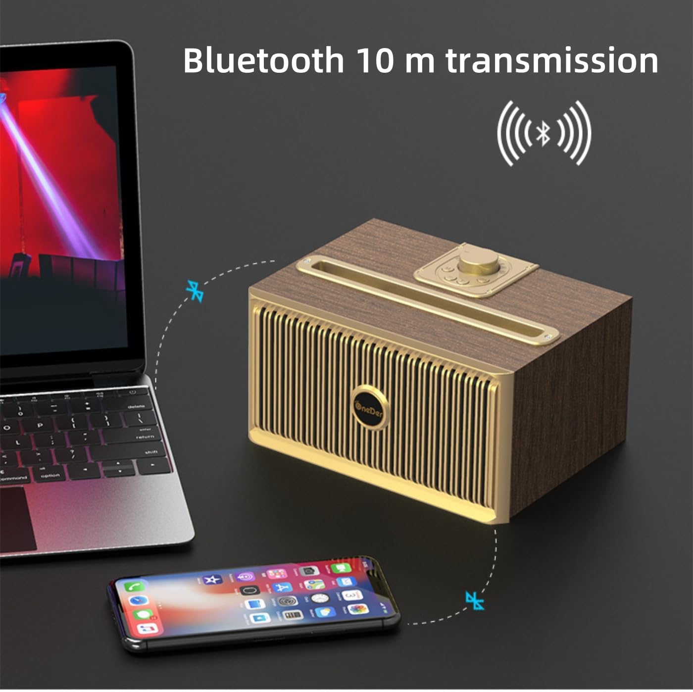 OneDer V6 Portable Bluetooth Speaker