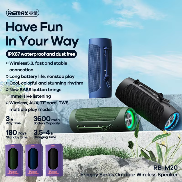 REMAX RB-M20 Bluetooth Speaker