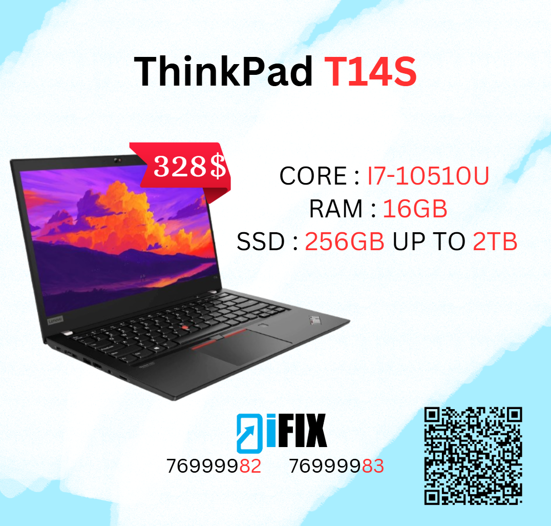 Lenovo ThinkPad T14s i7-10TH (Pre-Owned )